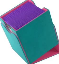 Gamegenic - Squire 100+ XL Convertible Deckbox: Teal/Pink