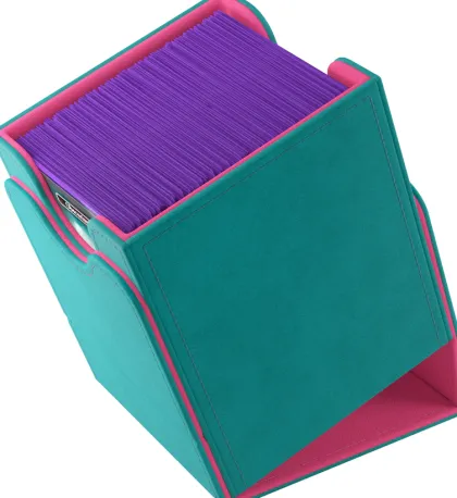 Gamegenic - Squire 100+ XL Convertible Deckbox: Teal/Pink