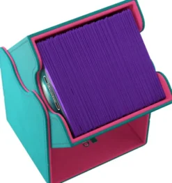 Gamegenic - Squire 100+ XL Convertible Deckbox: Teal/Pink