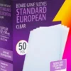 Gamegenic Standard European Sleeves - Clear 62 x 94 mm (50 stuks)