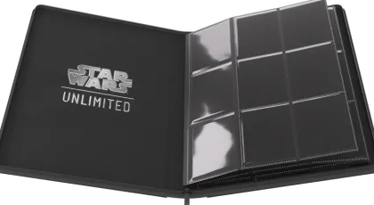 Gamegenic Star Wars: Unlimited - Premium Zip-Up Album 18-Pocket: Black