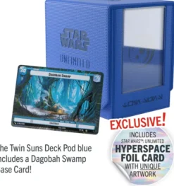 Gamegenic Star Wars: Unlimited - Twin Suns Deck Pod 100+: Blue