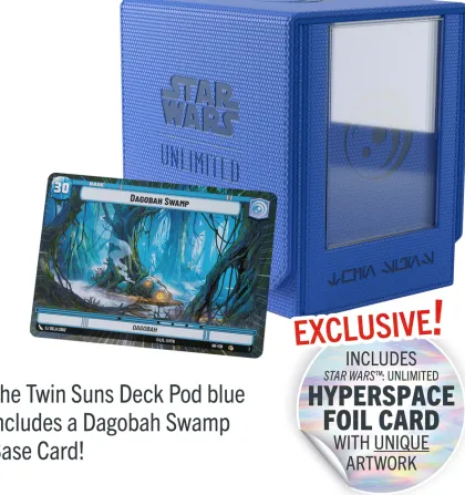 Gamegenic Star Wars: Unlimited - Twin Suns Deck Pod 100+: Blue