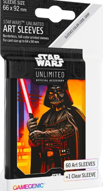Gamegenic Star Wars: Unlimited - Double Sleeving Pack: Darth Vader (60 stuks)