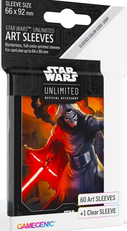 Gamegenic Star Wars: Unlimited - Art Sleeves: Kylo Ren (60 stuks)