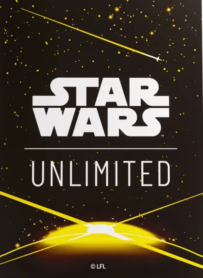 Gamegenic Star Wars: Unlimited - Art Sleeves: Card Back Yellow (60 stuks)