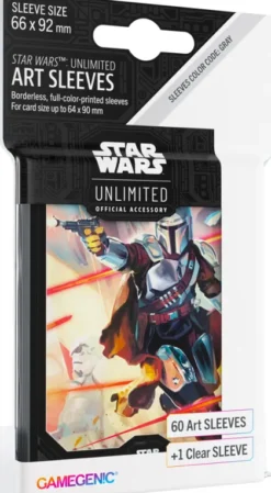 Gamegenic Star Wars: Unlimited - Art Sleeves: Mandalorian (60 stuks)