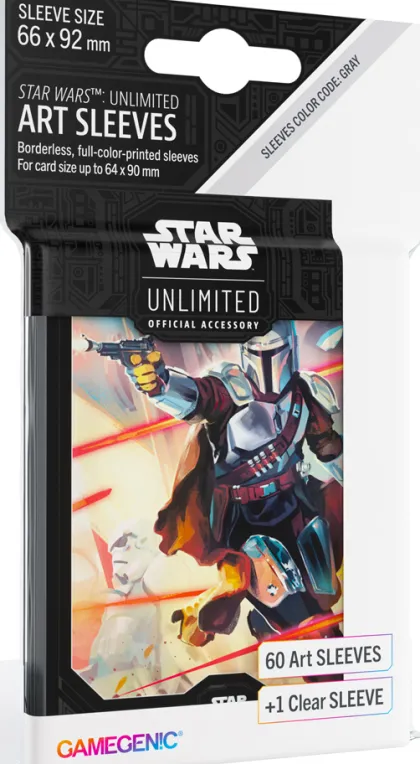 Gamegenic Star Wars: Unlimited - Art Sleeves: Mandalorian (60 stuks)