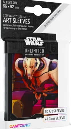 Gamegenic Star Wars: Unlimited - Art Sleeves: General Grievous (60 stuks)
