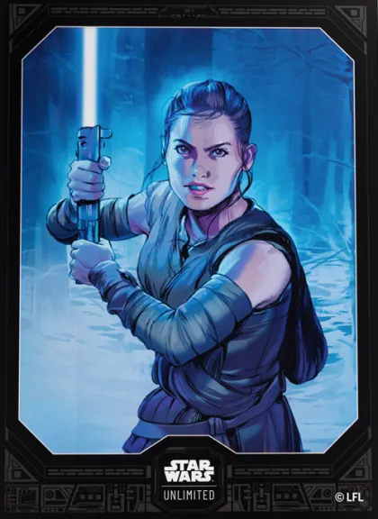 Gamegenic Star Wars: Unlimited - Art Sleeves: Rey (60 stuks)