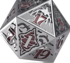 Gamegenic - Stranger Things Metal Die D20: Hellfire Club
