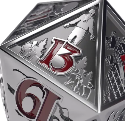 Gamegenic - Stranger Things Metal Die D20: Hellfire Club