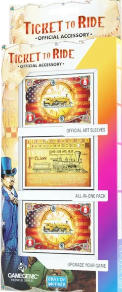 Gamegenic Ticket To Ride Sleeves - US Art (152 stuks)