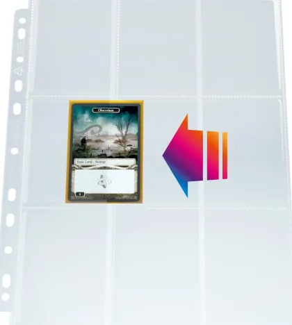 Gamegenic Ultrasonic 9-Pocket Sideloading Pages (10 stuks)