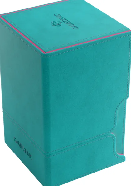 Gamegenic - Watchtower 100+ XL Convertible Deckbox: Teal/Pink