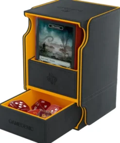 Gamegenic - Watchtower 100+ XL Convertible Deckbox: Black/Orange