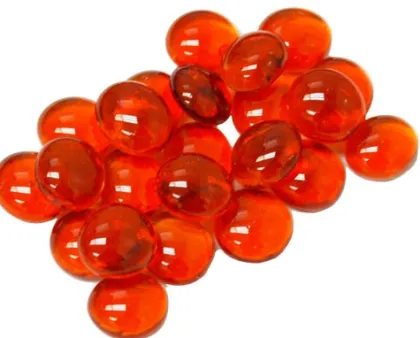Gaming Stones Crystal Orange