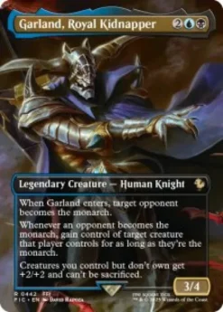Garland, Royal Kidnapper (borderless) - Final Fantasy Commander Varianten