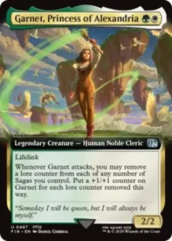 Garnet, Princess of Alexandria (#487) (foil) (extended art) - Final Fantasy Varianten