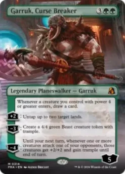 Garruk, Curse Breaker (foil) (borderless) - Reality Fracture Varianten