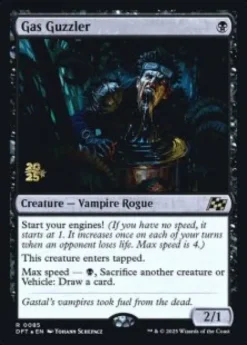 Gas Guzzler (foil) - Aetherdrift Prerelease Promo's