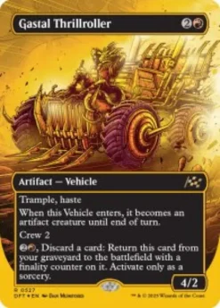 Gastal Thrillroller (#527) (first-place foil) (borderless) - Aetherdrift First-Place Box Toppers