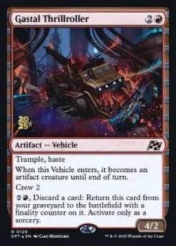 Gastal Thrillroller (foil) - Aetherdrift Prerelease Promo's