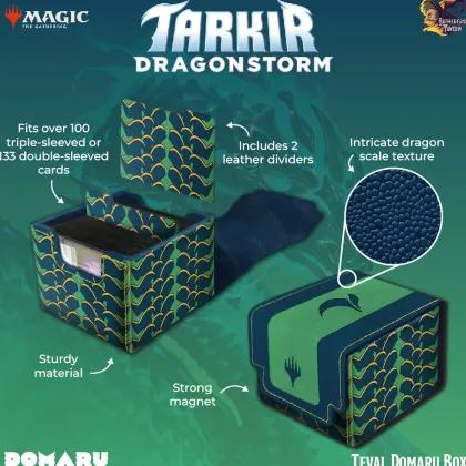 Gatherers' Tavern Magic: The Gathering - Tarkir: Dragonstorm DOMARU Box: Teval