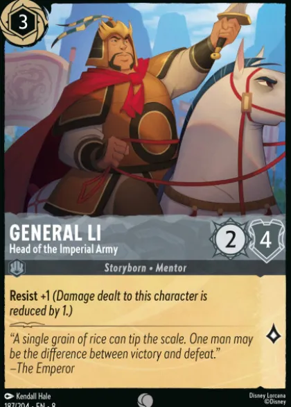 General Li, Head of the Imperial Army - Reign of Jafar