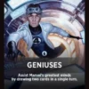 Geniuses front card - Marvel Super Heroes Commander