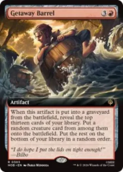 Getaway Barrel (foil) (extended art) - The Hobbit Varianten