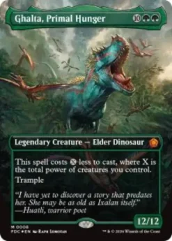 Ghalta, Primal Hunger (foil) (borderless) - Foundations Commander Decks