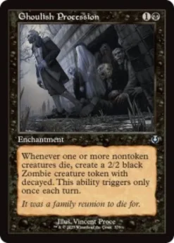 Ghoulish Procession (foil) (showcase) - Innistrad Remastered Varianten