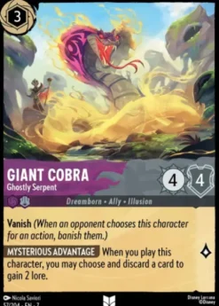 Giant Cobra, Ghostly Serpent - Archazia's island