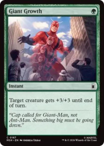 Giant Growth (foil) - Marvel Super Heroes
