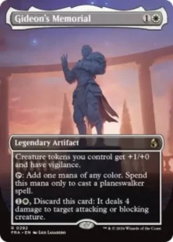 Gideon's Memorial (foil) (borderless) - Reality Fracture Varianten