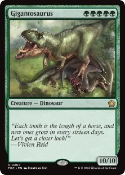 Gigantosaurus - Foundations Commander Decks