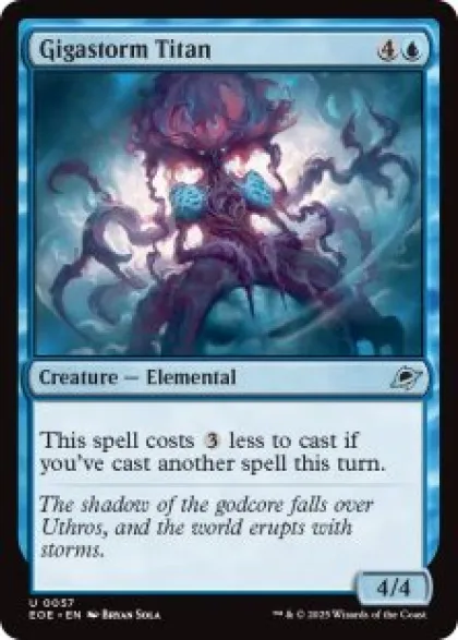 Gigastorm Titan (foil) - Edge of Eternities