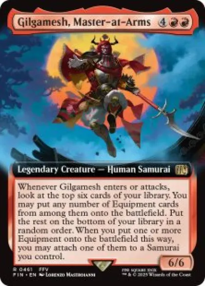 Gilgamesh, Master-at-Arms (#461) (foil) (extended art) - Final Fantasy Varianten