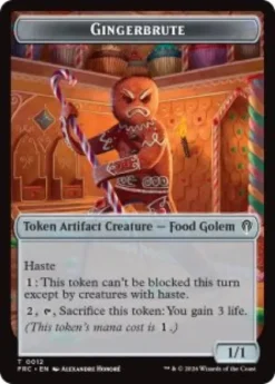 Gingerbrute token (1/1) - Reality Fracture Commander