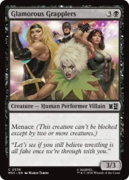 Glamorous Grapplers - Marvel Super Heroes Commander