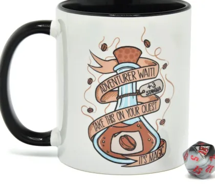 Glassstaff - Mug & Dice Gift Set: Coffee Potion