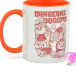 Glassstaff - Mug & Dice Gift Set: Dungeons & Doggos