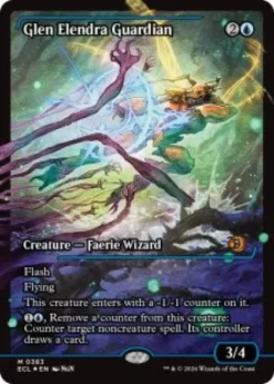 Glen Elendra Guardian (#383) (foil) (showcase) - Lorwyn Eclipsed Varianten