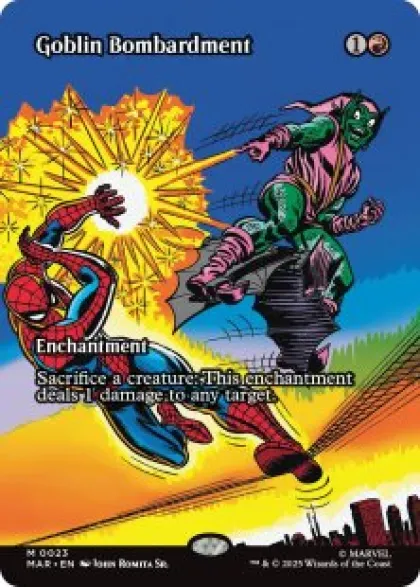 Goblin Bombardment (#23) (borderless) - Marvel