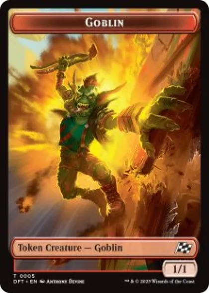 Goblin token (foil) (1/1) - Aetherdrift