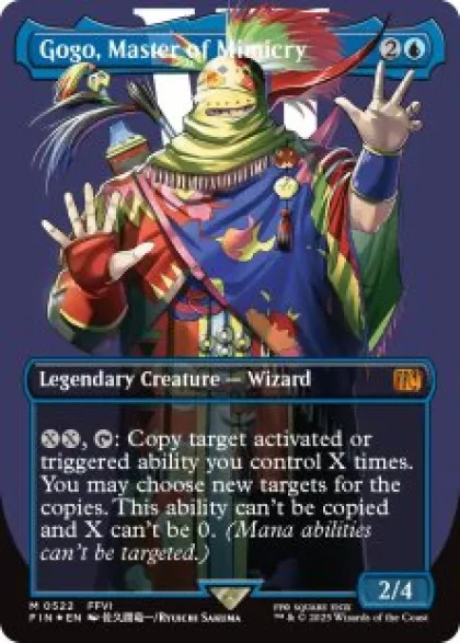 Gogo, Master of Mimicry (#522) (surge foil) (borderless) - Final Fantasy Varianten