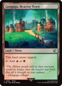 Gongaga, Reactor Town (foil) - Final Fantasy