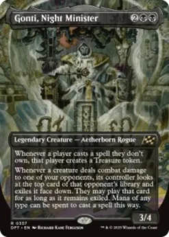 Gonti, Night Minister (#357) (foil) (borderless) - Aetherdrift Varianten