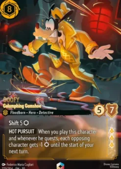 Goofy, Galumphing Gumshoe (foil) (borderless) - Whispers in the Well